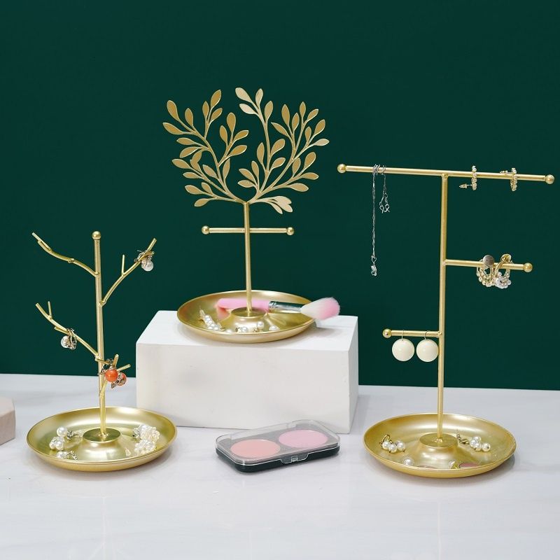 Tree Branch Jewelry Holder: Nordic Multi-Functional Key Rack & Display Stand Home Decorative Organizer for Rings, Necklaces & Accessories