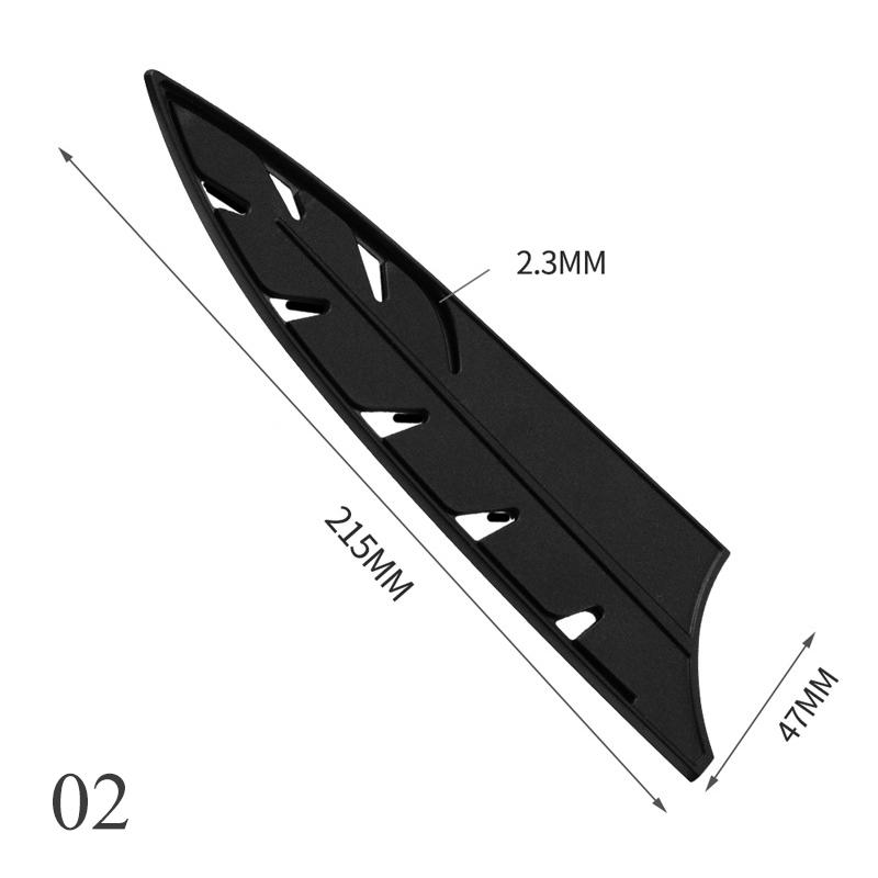 Knife Sheath Black Plastic Knife Cover Edge Guards Case Protector BPA-Free Cover All Kinds Of Knife Blade Kitchen Accessories