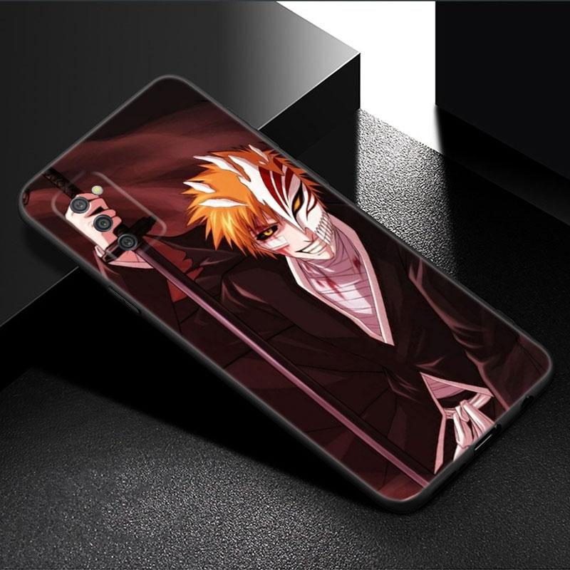 Anime BLEACHS Phone Case For Samsung Galaxy A01 A03 Core A04 E A02 A05 A10 A20 A21 A30 A50 S A6 A8 Plus A7 2018 Black Cover