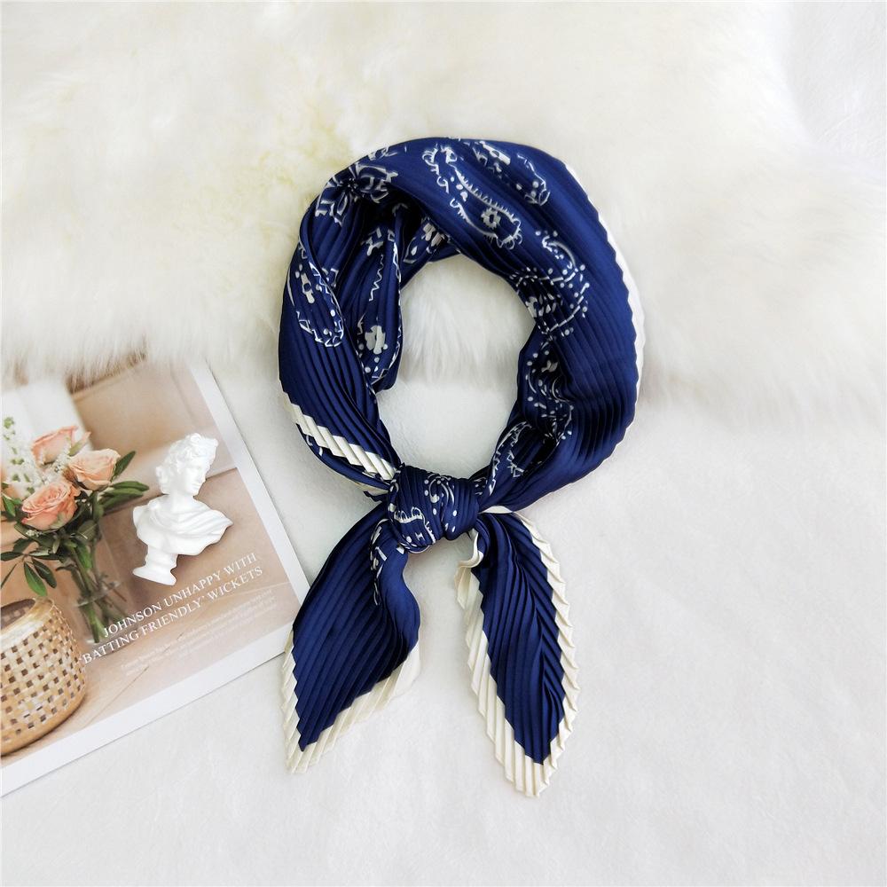 Fashion Decoration Scarf Hairband Tie Hair 70 Small Square Scarf Silk Scarf Women'S Spring And Autumn Versatile Small Scarf Professional Scarf