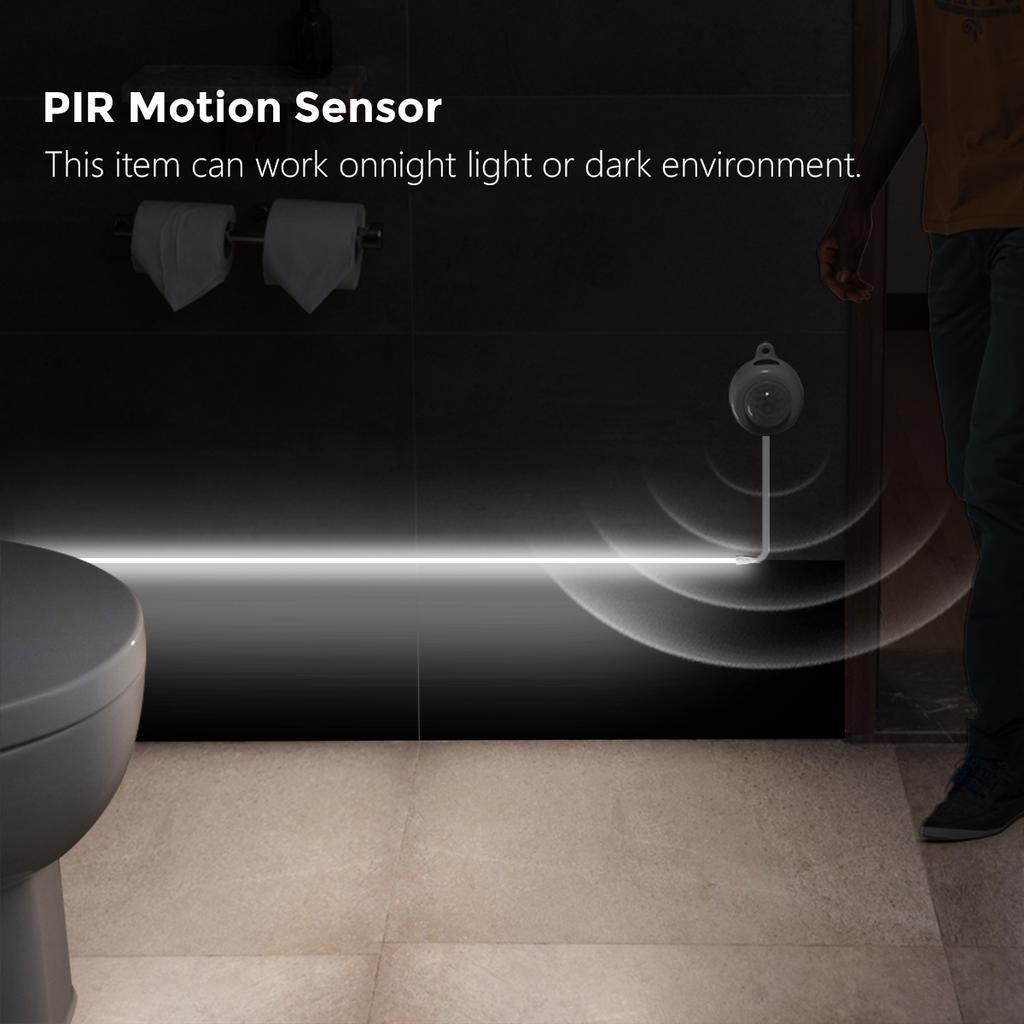 PIR Motion Sensor Nacht Dekor Lampe COB LED 12 V COB Led Streifen tiras de luces led Weihnachten Lichter Band seil licht Badezimmer