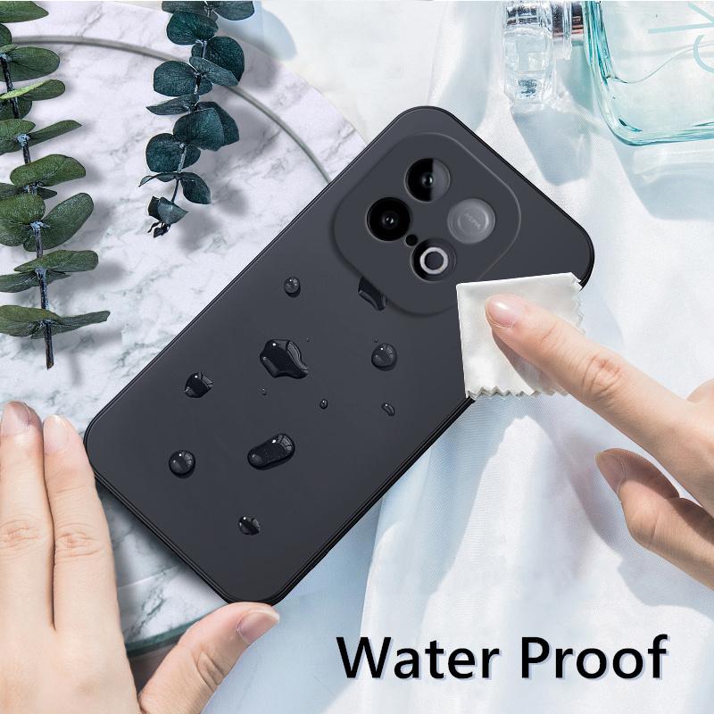 For vivo iQOO Z10 Turbo Case vivo iQOO Z10 Turbo Pro Cover Bumper Luxury TPU Shockproof Liquid Silicone Protective Phone Cover