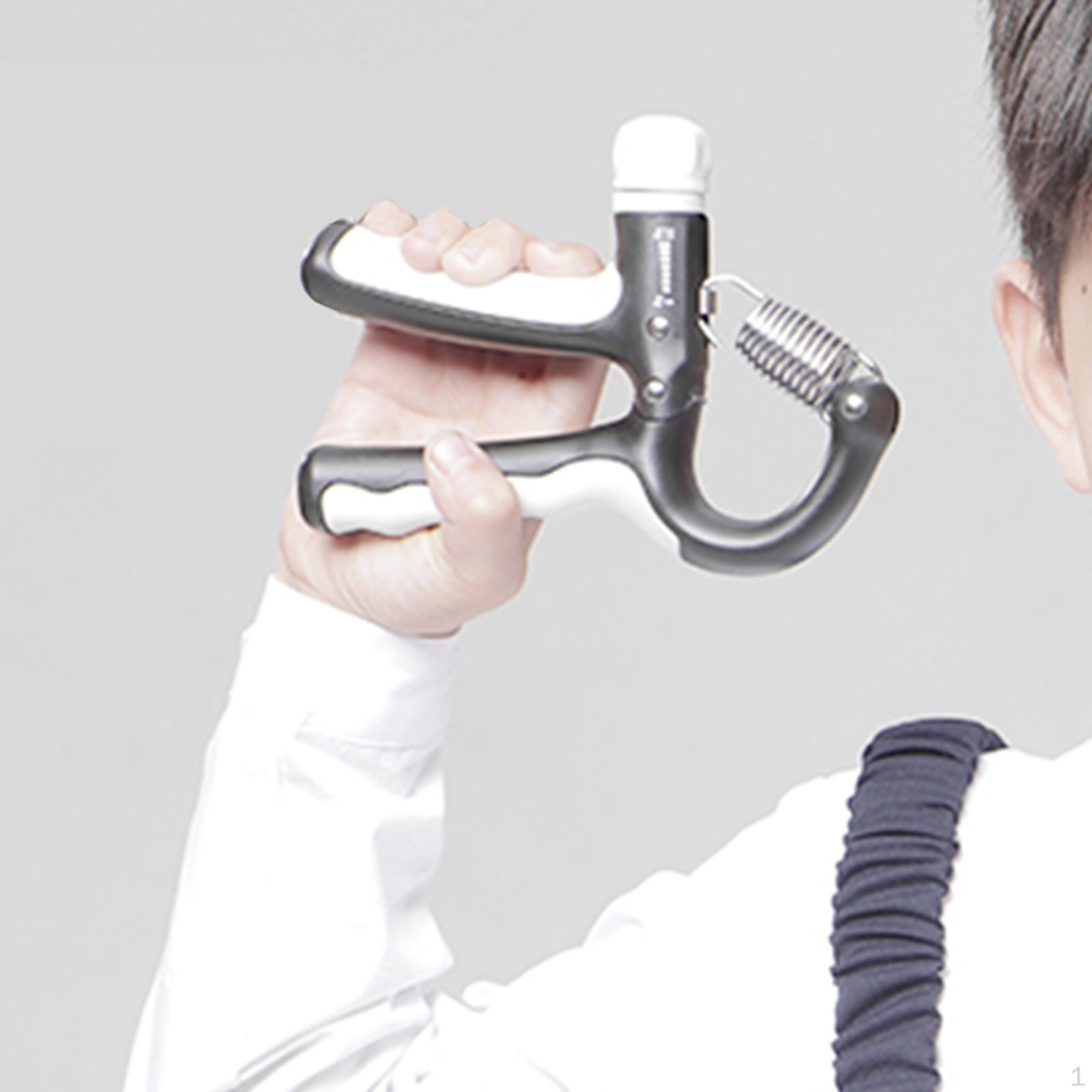 Тренажер для силы хвата рук, Регулируемый усилитель хвата для детей Black