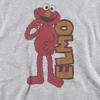 Sesamstraße Unisex Erwachsenen Elmo Vintage Sweatshirt