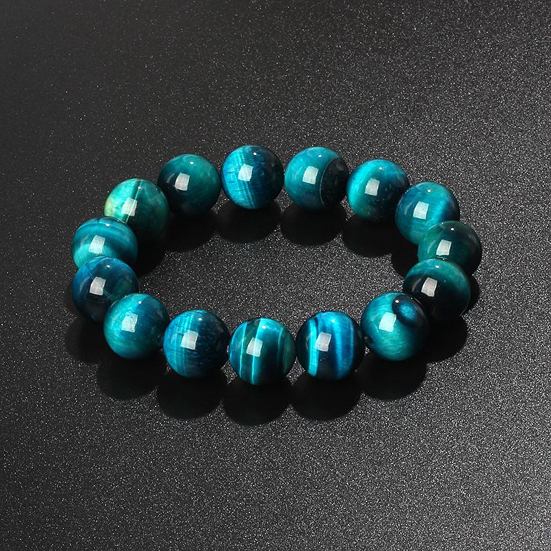 Natürliches Tigerauge Hämatit Obsidian Perlen Armband für Schutz Mut Erdung & Spirituelle Klarheit Energie Boost Schmuck