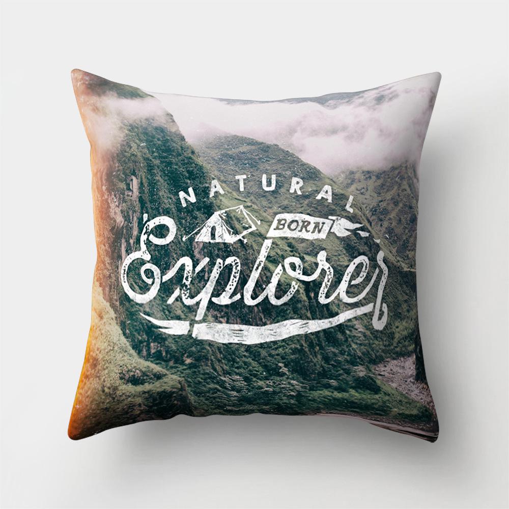 Office Pillow Creative Home Sofa Pillow Case Yiwu Pillow Cartoon Pattern