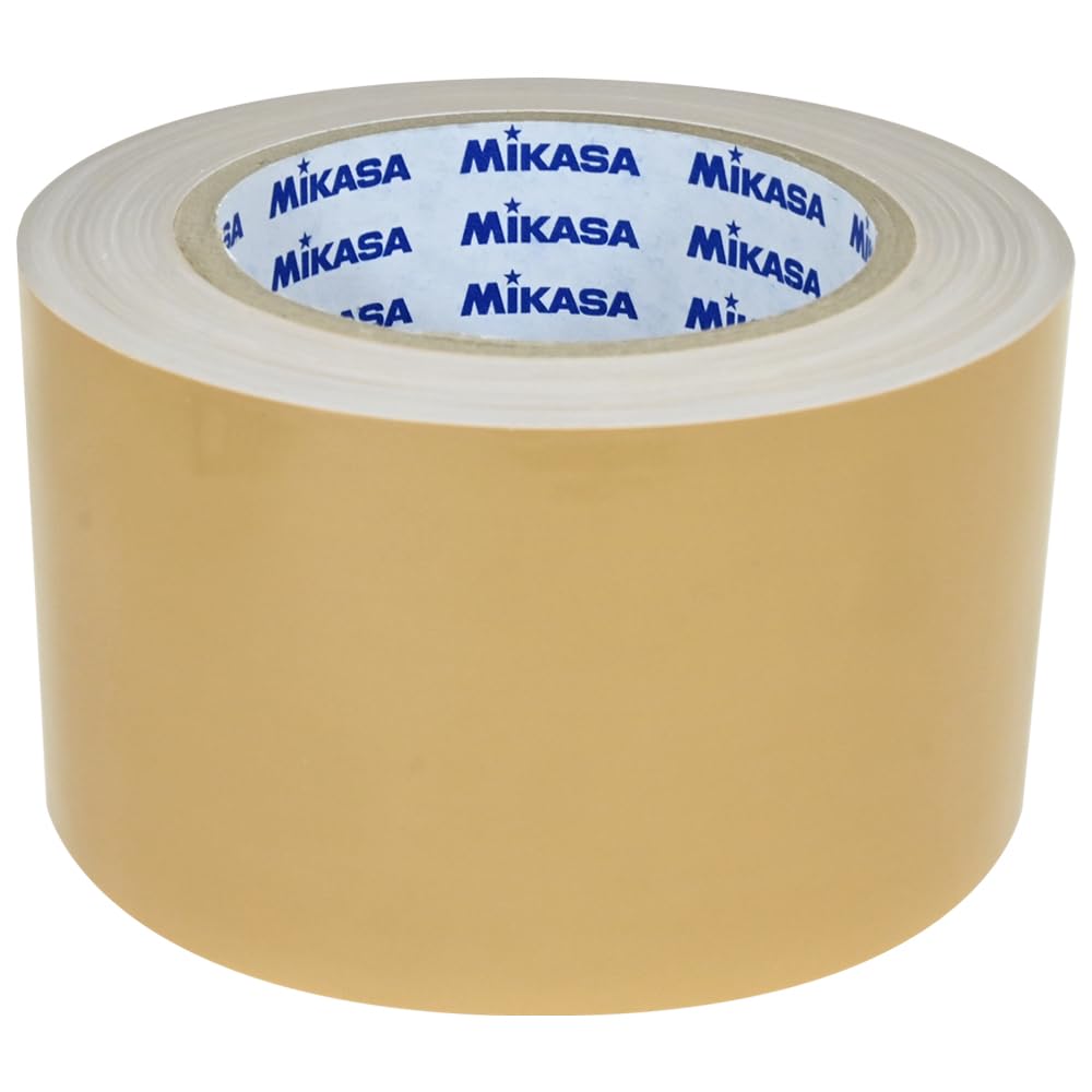 MIKASA Line Eraser Polyethylene 70mm Wide x 50m x 2 Rolls Tape, Brown, (Non-Stretch), (LPE7)