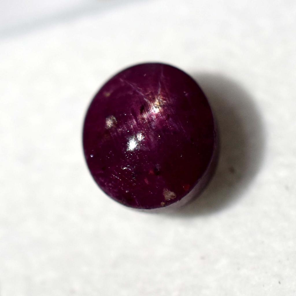 6.70 Ct Stunning Star Ruby Loose Gemstone Natural CERTIFIED RED Oval Shape VA-845
