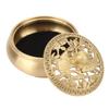 3pcs With Lid Incense Burner Holder Brass Brass Incense Burner  For Home Yoga Spa Decor