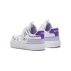 Anta Comfortable Non-Slip Durable Low-Top Walking Shoes Baby Shoes White Purple 322430031-2