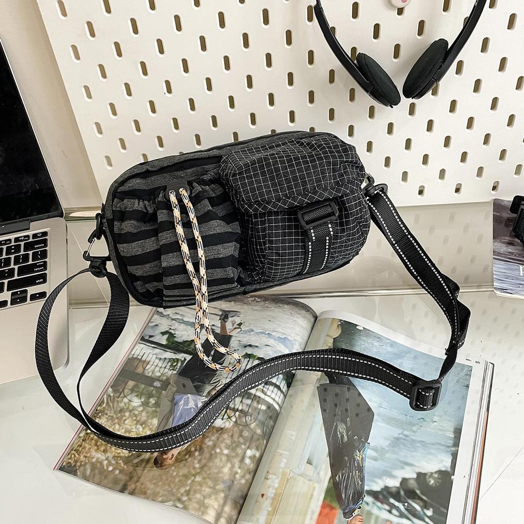 Tide Functional Outdoor Sports Crossbody Bag - Street Trend Workwear Style, Versatile Commuter Shoulder Bag