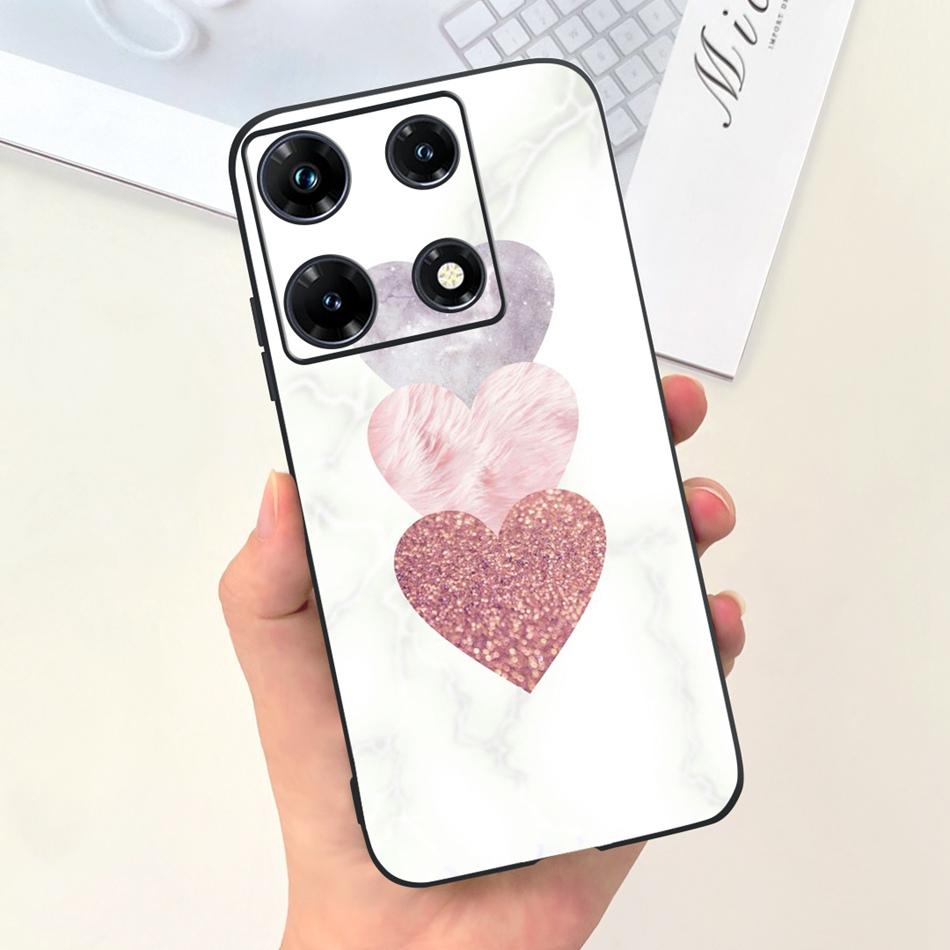 Fashion Moon Pattern Case For Infinix Note 30 Pro 30i 30 2023 Candy Color Soft Silicon Bumper For Infinix Note30 30Pro Note30i
