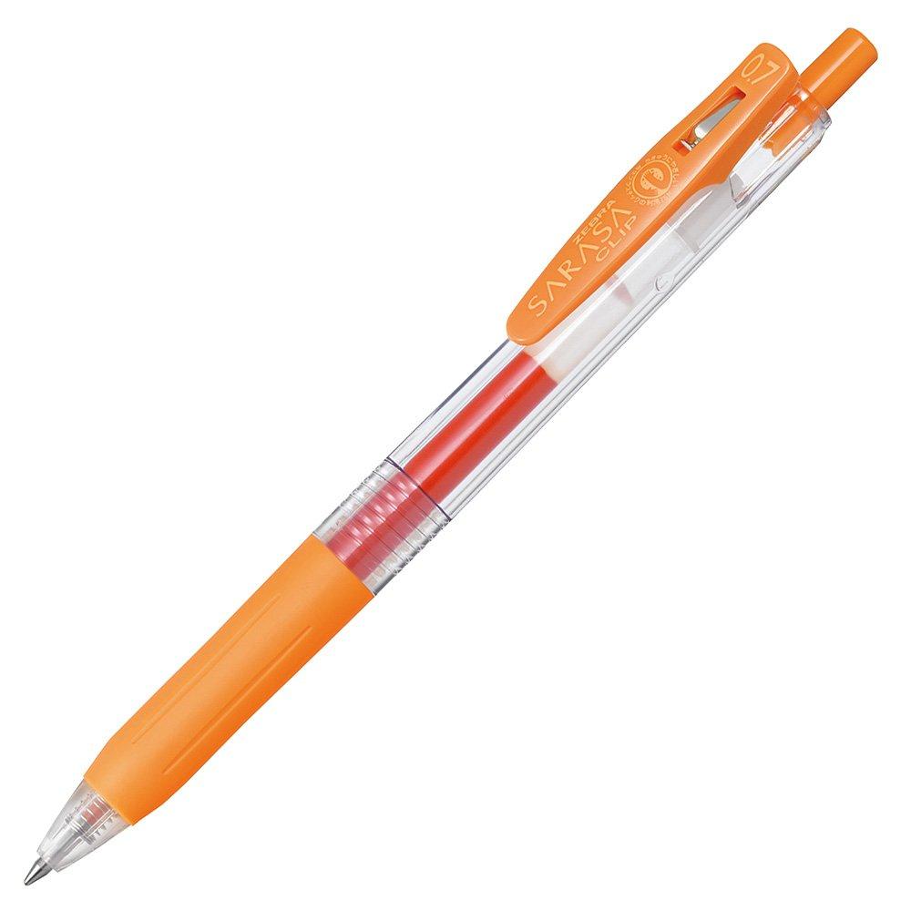 ZEBRA Sarasa Clip Gel Ballpoint 10 Pen, 0.7 Inch, Colors, JJB15-10CA