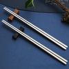 Ru Han Square 304 Stainless Steel Chopsticks