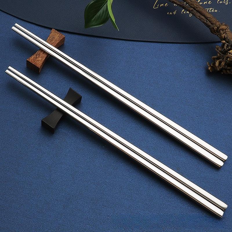 Ru Han Square 304 Stainless Steel Chopsticks