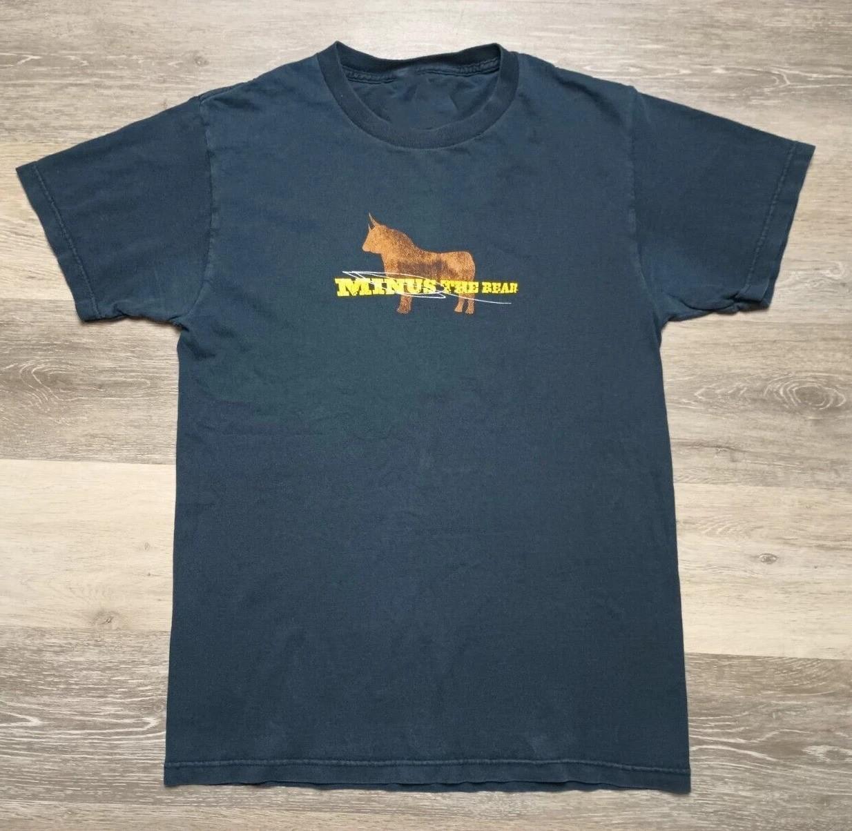

VTG Minus the Bear Band Black T-Shirt All Size Gift Fan BL1900 XL