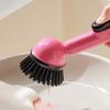 With Detergent Dispenser Kitchen Cleaning Brush Plastic Material Pot Brush  Sink Cleaning