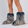 Winter Women Boots Luxury Comfortable Fashion Shoes for Women 2025 New Outdoor Fluffy Faux Fur Boots Woman Plush Warm Snow Boots