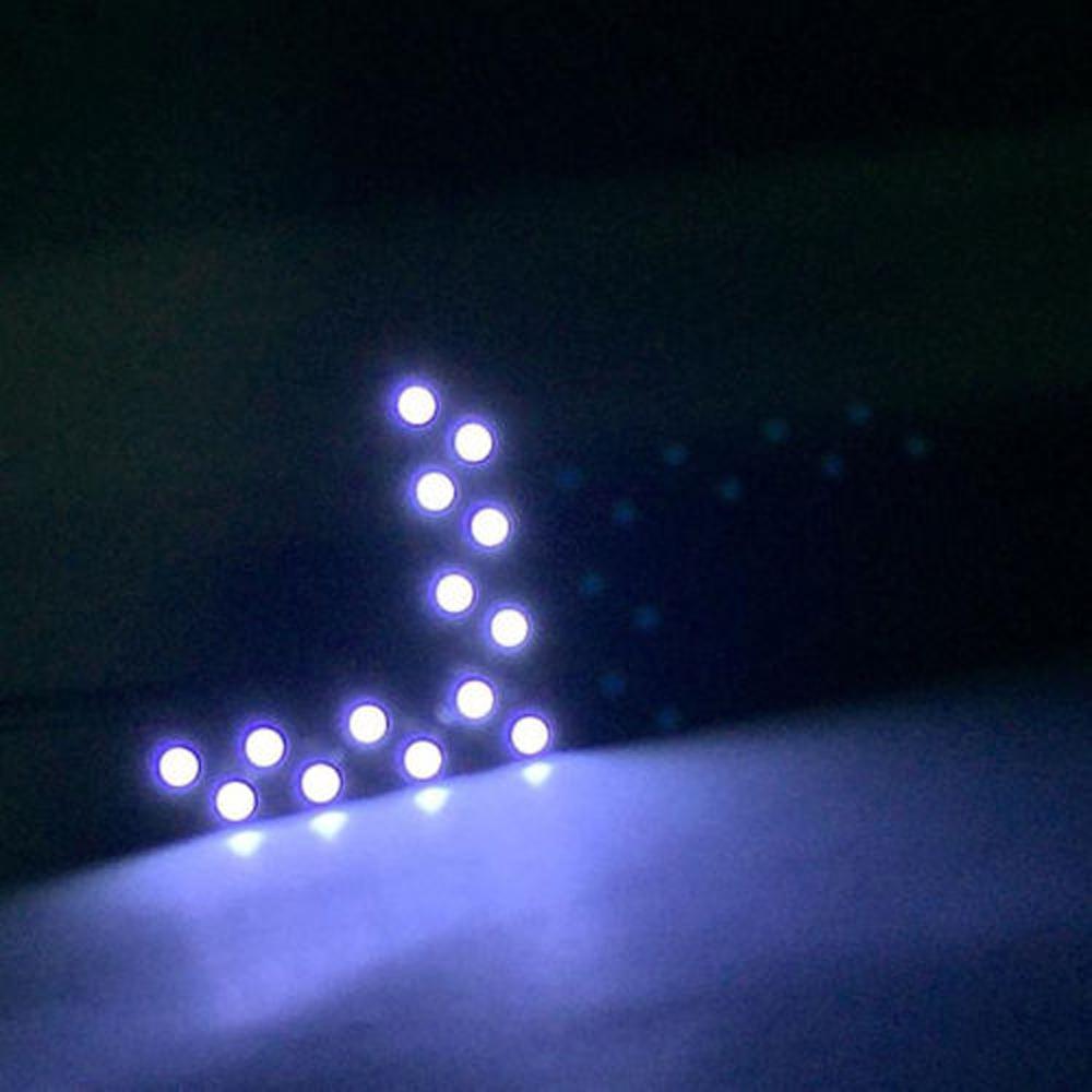 2Pcs Universal Car Auto Side Rear View Mirror 14-SMD Led Lamp Turn Signal Lights Accessories Led Lights Car Accessories Tools