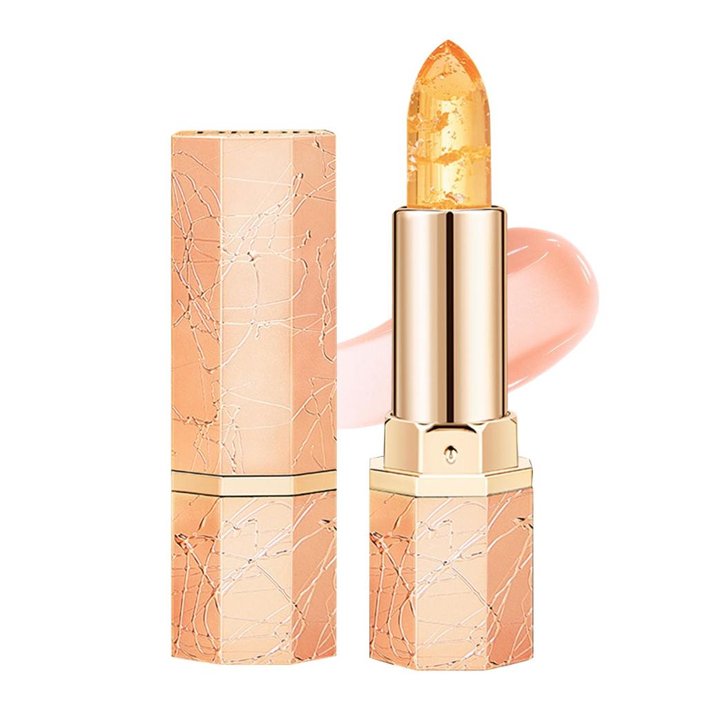 Lynlyulinger Heat-Inducing Color-Changing Lipstick: A jelly lipstick that changes color, providing long-lasting moisture, preventing dryness,