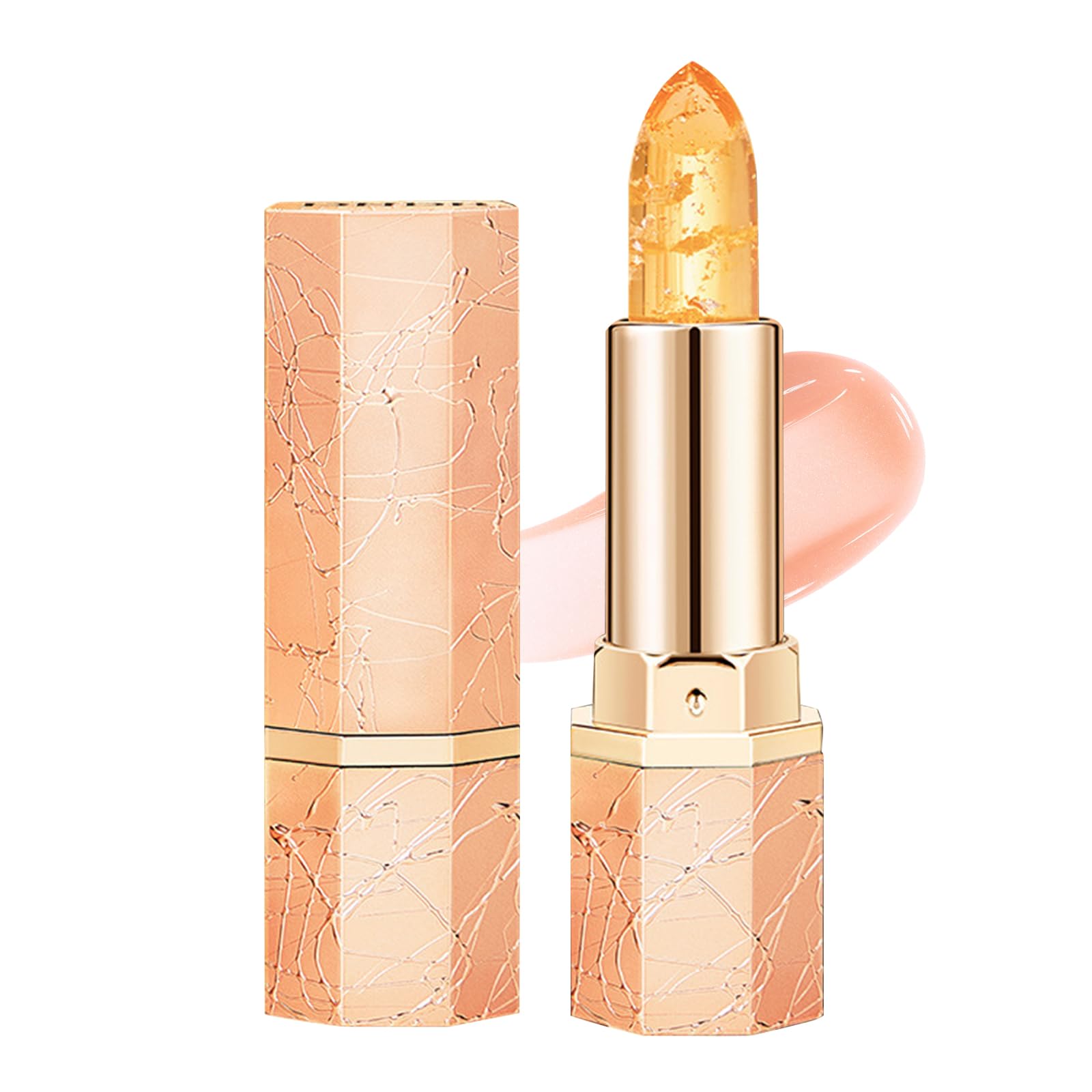 

Lynlyulinger Heat-Inducing Color-Changing Lipstick: A jelly lipstick that changes color, providing long-lasting moisture, preventing dryness,