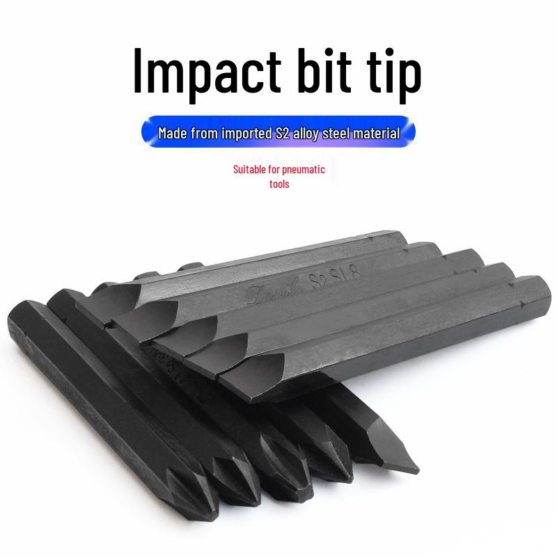 Phillips Impact Driver & Screwdriver Bits – Magnetic, Wear-Resistant Chrome Vanadium Alloy Steel