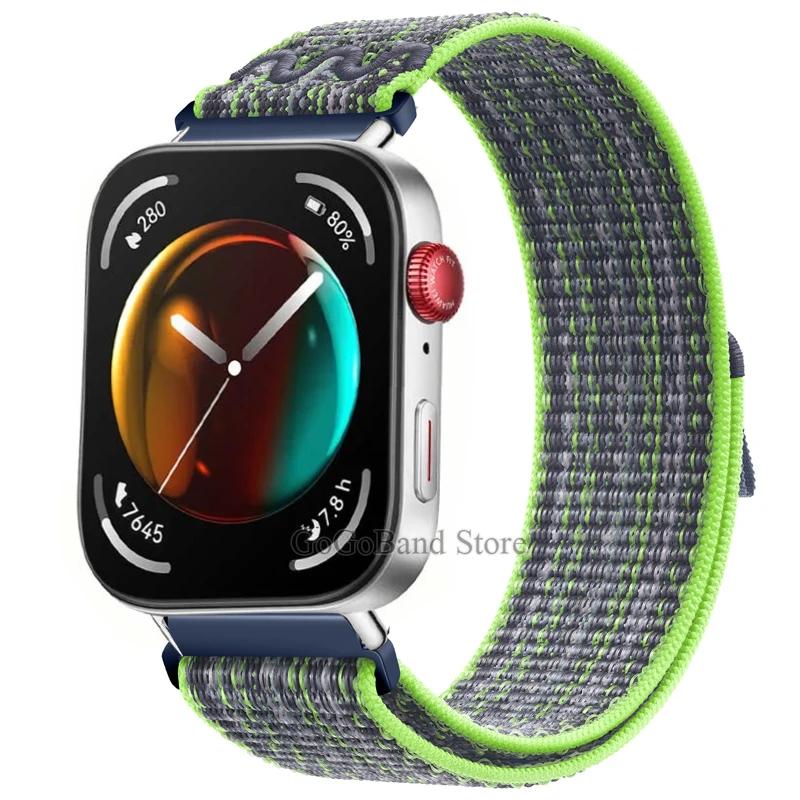 Nylon Loop Strap For Huawei Watch Fit 3 Smartwatch Sport Bracelet Soft Band For Huawei Watch Fit 3 Corrra Watchband Accessories