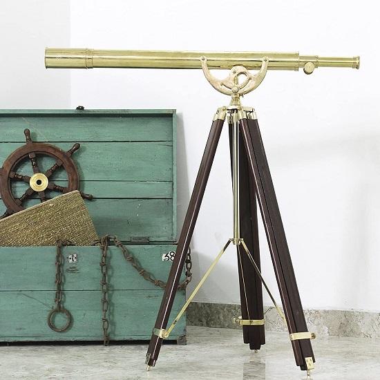 

Тяжелый деревянный штатив для морского телескопа