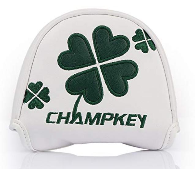 Select Plaza Putter Cover Golf Head Cover for Mallet Red Small Odyssey 2 Ball TaylorMade Spider Putter Clover Pattern Center Shaft (Green Small for