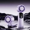 Handheld Cooling Fan Rechargeable 100 Speed, Foldable Design Portable Fan for Outdoor Travel Beach