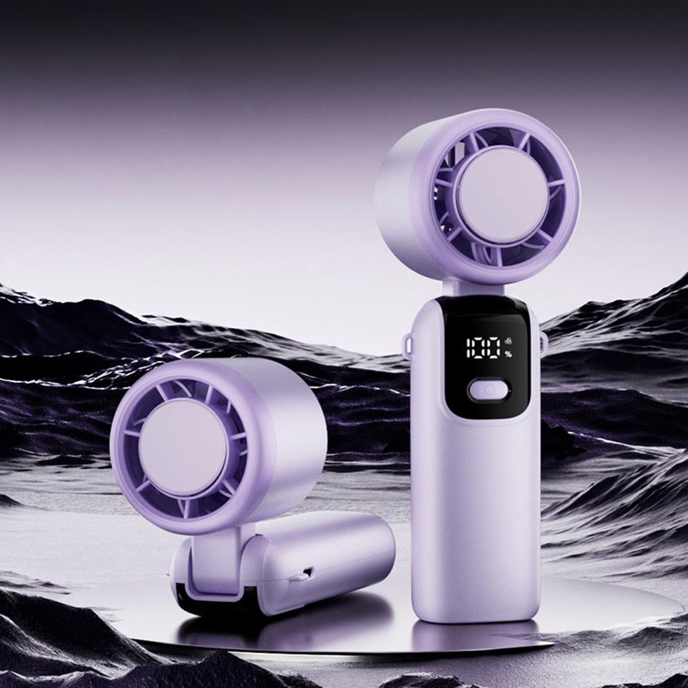 Handheld Cooling Fan Rechargeable 100 Speed, Foldable Design Portable Fan for Outdoor Travel Beach