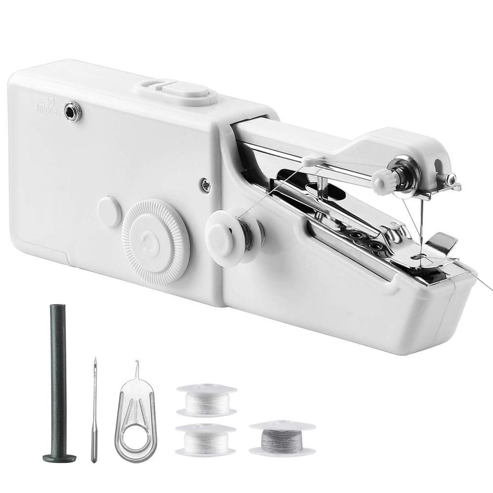 MIni Handheld Sewing Machines Portable DIY Needlework Battery Home Supplies