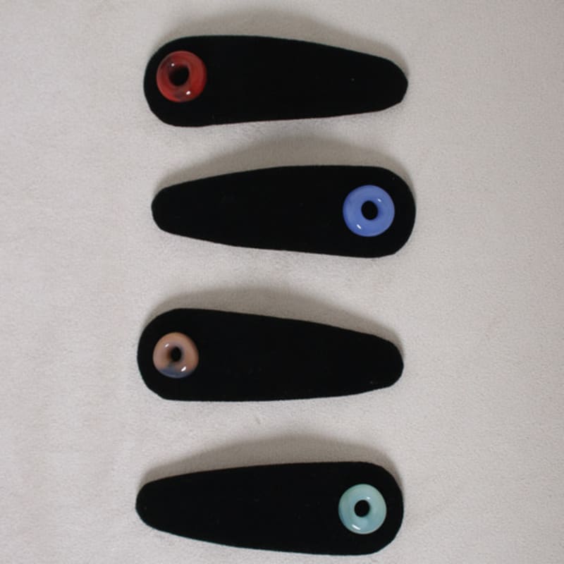 

APIOH HOLIDAY DOUGHNUT VELVET HAIRPIN blue