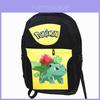 Mochila Pokemon Infantil Eevee Pikachu 20-35l Grande Capacidade Bolsa Escolar