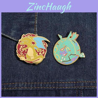Adorable Cartoon Pokmon Legendary Monster Enamel Pin Collectible Brooch For Fans