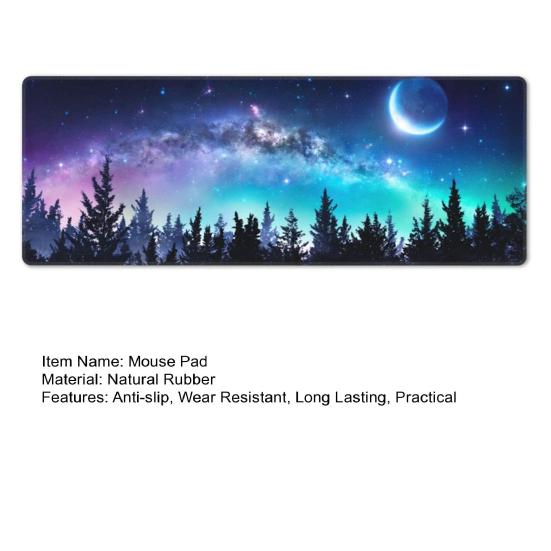 Gaming Mouse Pad Non-Slip Design Wear Resistant Extra Large Keyboard Mouse Mat Desk Pad Decoration Computer Accessories