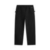 Li-Ning Sports Lifestyle Series Solid Color Mid-Rise Comfortable Breathable Versatile Straight Leg Casual Pants Men Bottoms Black AYKU739-2
