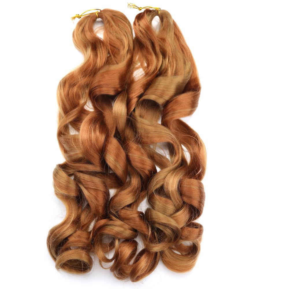 22inch 150g Synthetic Body Wave Curly Pony French Spiral Curl Hair Wavy Braiding Hair