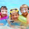 Swimming Goggles Diving Mask Swimming Goggles with Nose Cover Silicone Skirt Tempered Glass Panoramic HD for Boys Girls