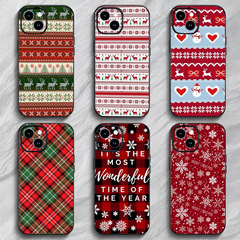 Anime Merry Christmas Art Phone Case Phone Case Soft Packaging Lightweight For iPhone17 16 15 14 13ProMax