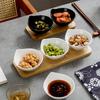Fruit Plate Stone Pattern Fruit Plate Creative Modern Living Room Home Snack Plate Dried Fruit Plate Melon Seeds Snack Dessert Plate