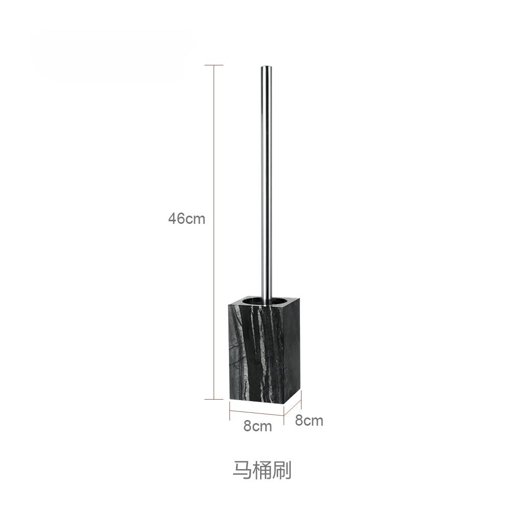 European Style High Quality Marble Toilet Brush Long Handle Cleaning Brush Bathroom Accessories Toilet Brush Toilet Decoration