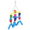 Bird Chewing Toy Parrots Cage Bite Toys Block Hammock Swing Hanging Chewing Toy