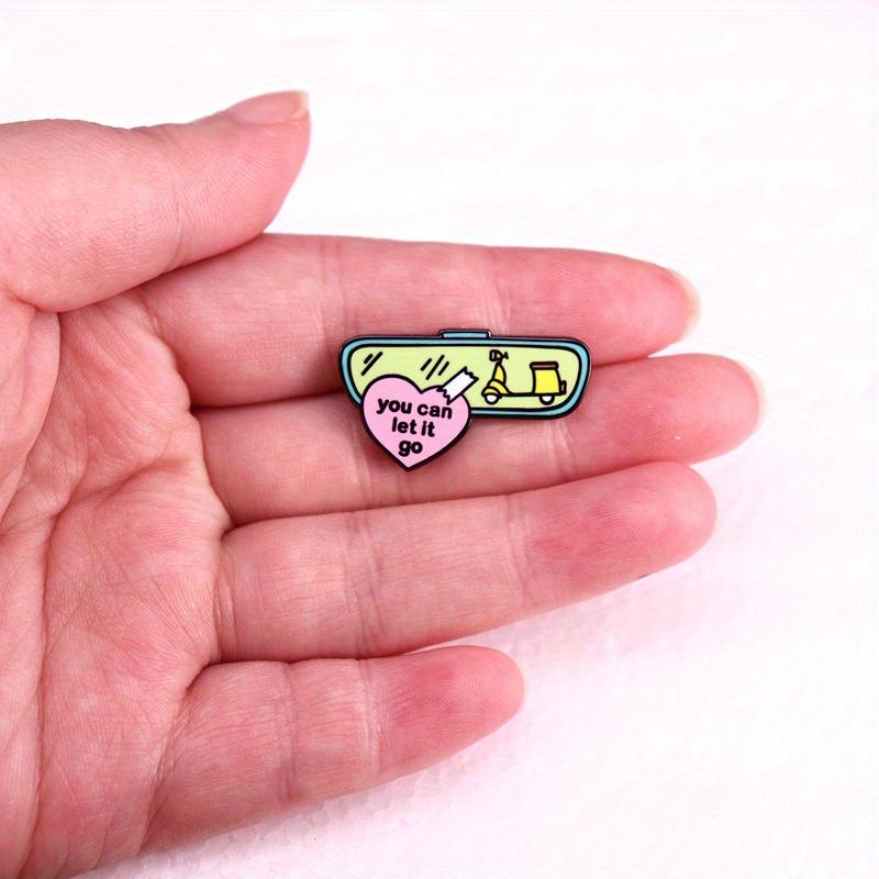 ”You Can Let It Go“ Music Fans Brooch Song Lyrics Badge Gift Accessories