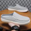Men's shoes summer breathable low-top casual shoes outer slippers home trendy cloth shoes comfortable dad shoes