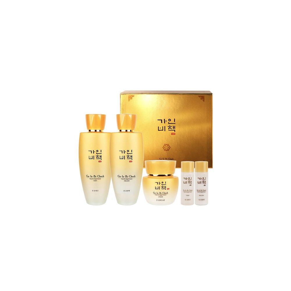 gainbichaeg Jin Women's 3-Piece Set/ Fresh Ginseng Cultured Root Exosomes Skin Elasticity Nutritional Moisture