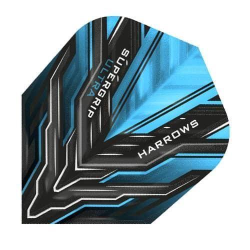Harrows fléchettes Vols Supergrip 3501 Ultra bleu