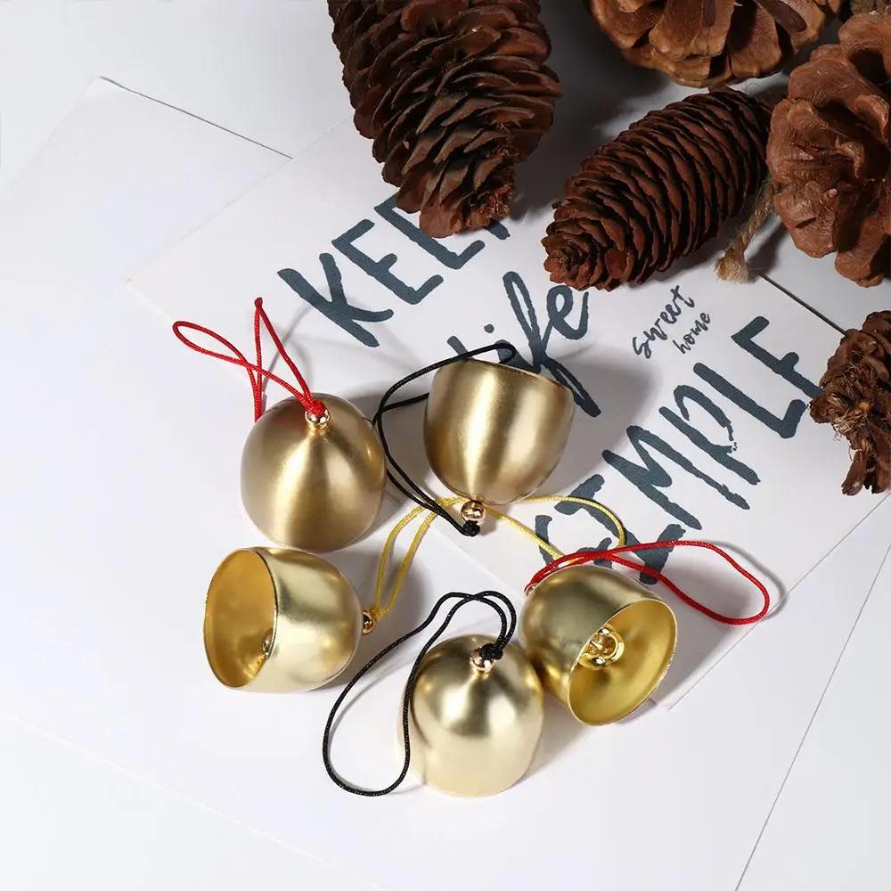 Clear Sound Brass Bells Bell Crafts Loud Thickened Christmas Door Bell Mini Metal Wind Chime Christmas Tree