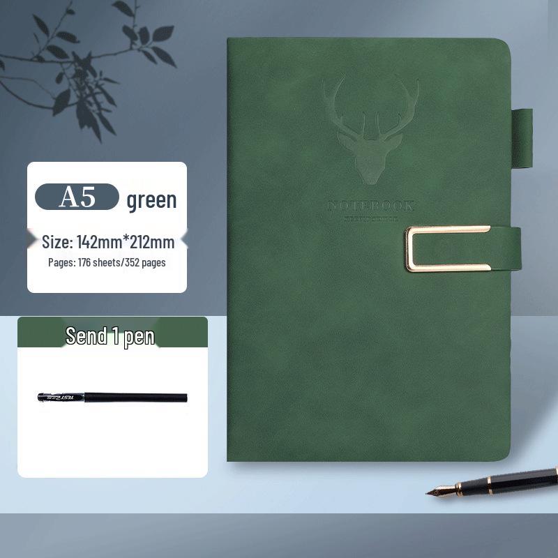 Special Offer: Retro A5/B5 Leather Cover Business Notebook & Student Diary