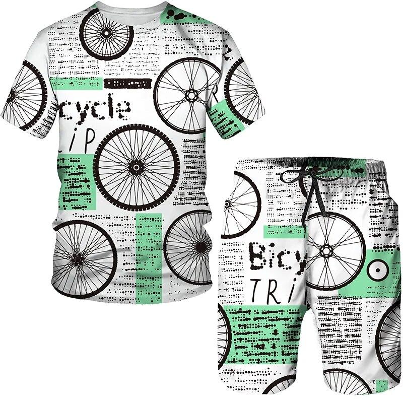 Newest Summer Men's T-shirts/shorts/sets / Casual Loose Oversized Top Couple Sportswear Hip Hop Streetwear Fashion Clothing Suit